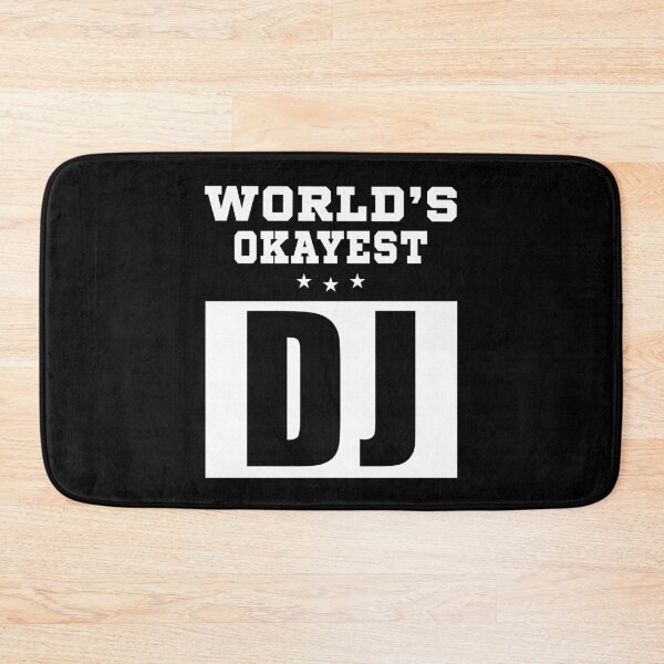 Item preview, World's Okayest Dj funny designed and sold by BestUncommonTee.