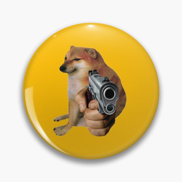 Item preview, Cheems Doge Gun designed and sold by DonatasSab.