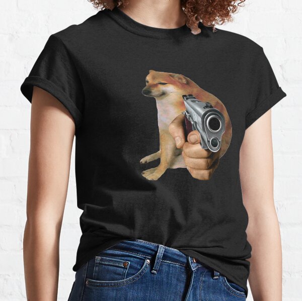 Item preview, Cheems Doge Gun designed and sold by DonatasSab.