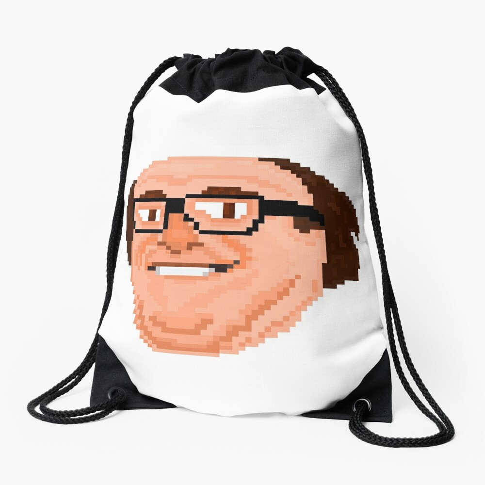 "Danny Devito - Pixel Sprite" Drawstring Bag by Octilious | Redbubble