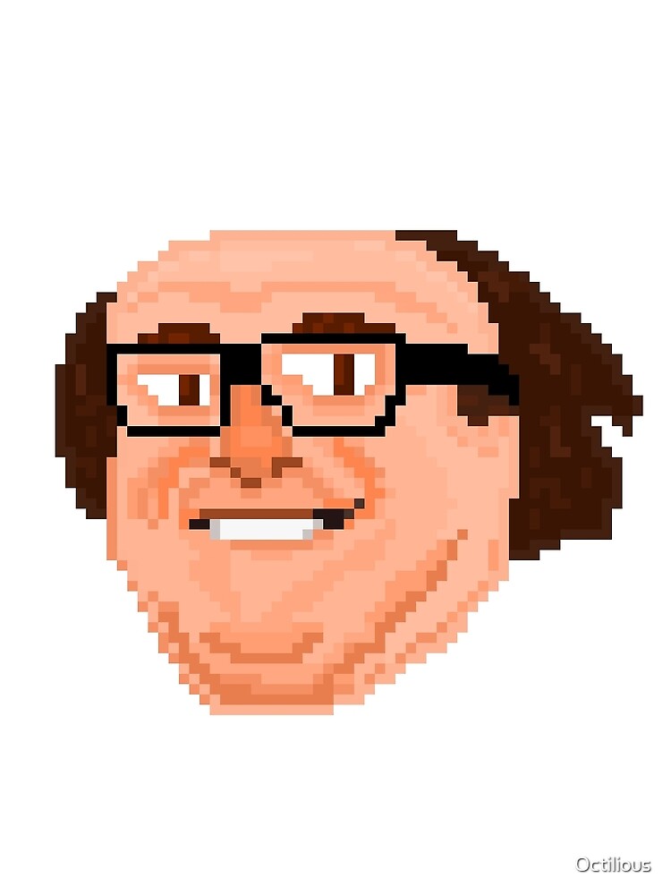 "Danny Devito - Pixel Sprite" Drawstring Bag by Octilious | Redbubble