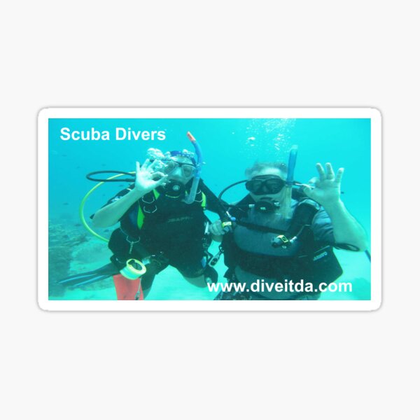 Scuba Divers Sticker