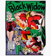 Black Widow Comic Page Poster