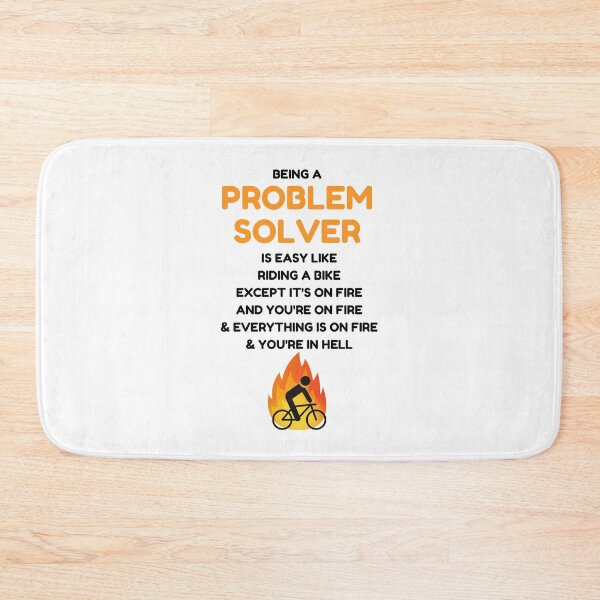 Item preview, Being A Problem Solver Is Like Riding A Bike designed and sold by momsnpops.