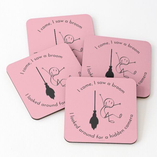 Item preview, I Came I Saw a Broom Hidden Camera Broom Cleaning Humor designed and sold by SavvyCleaner.