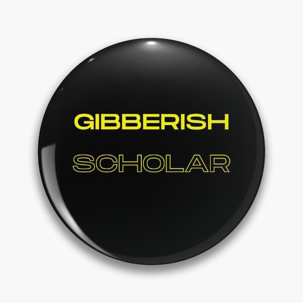 Item preview, GIbberish scholar designed and sold by BOSSERY.
