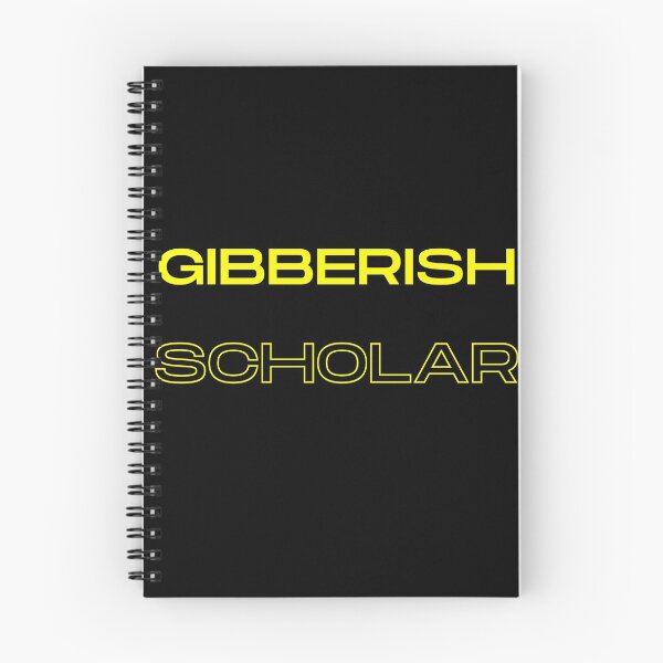 Item preview, GIbberish scholar designed and sold by BOSSERY.