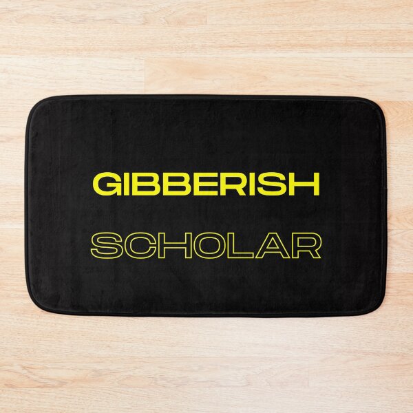 Item preview, GIbberish scholar designed and sold by BOSSERY.
