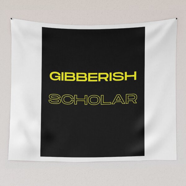 Item preview, GIbberish scholar designed and sold by BOSSERY.
