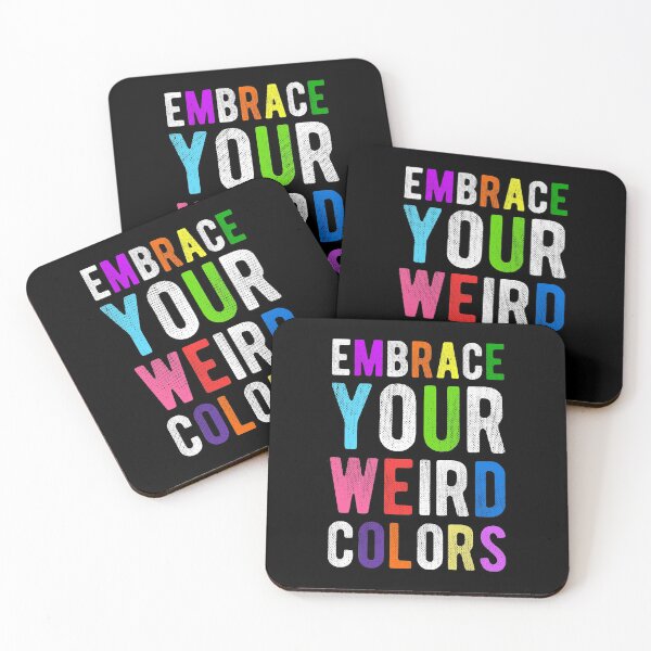 Item preview, Embrace Your Weird Colors - Motivation designed and sold by Prescilla Apon.