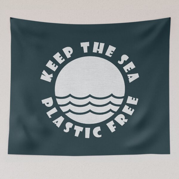 Item preview, Keep the sea plastic free designed and sold by KindToThePlanet.