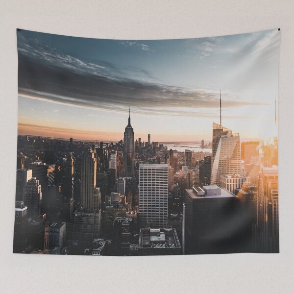 Item preview, Sunset Skyscrapers in New York City designed and sold by dacdibac.