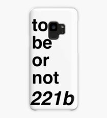 to be or not 221b Case/Skin for Samsung Galaxy