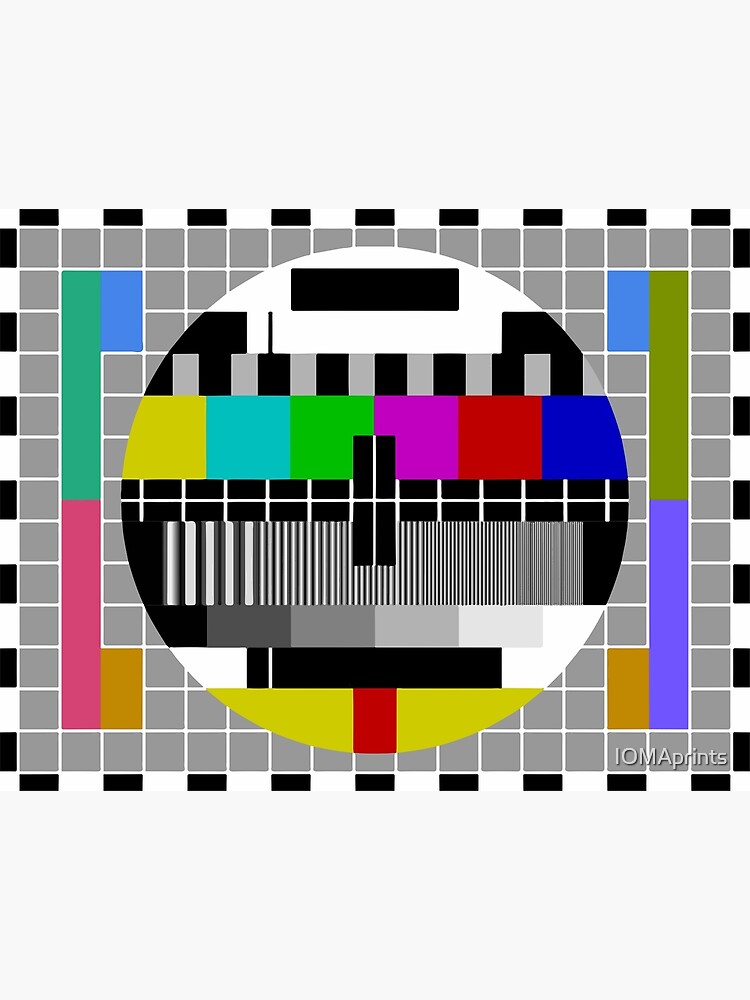 "TV Offline Screen 02" Poster for Sale by IOMAprints Redbubble