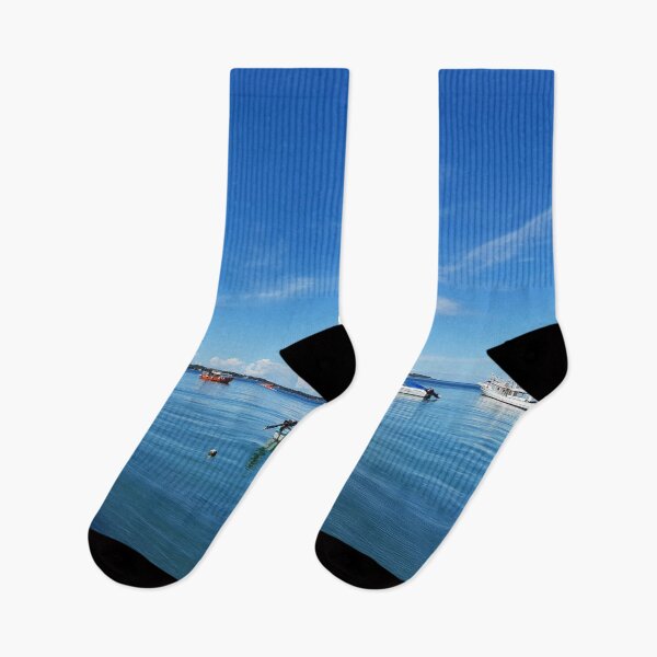 Item preview, Blue maritime landscape in Croatia designed and sold by BarbaraMT.
