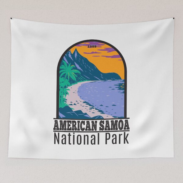 Item preview, American Samoa National Park Ofu Beach designed and sold by KrisSidDesigns.