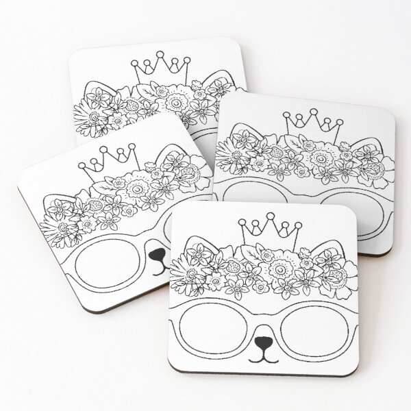 Item preview, Crowned Floral Face designed and sold by SKA-Designs.