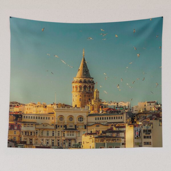 Item preview, Turkey Istanbul Galata Tower poster designed and sold by JD369.
