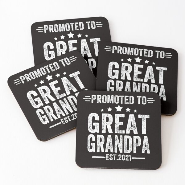 Item preview, New Grandpa Promoted To Great Grandfather Est 2021 Gift designed and sold by Majesticoo.