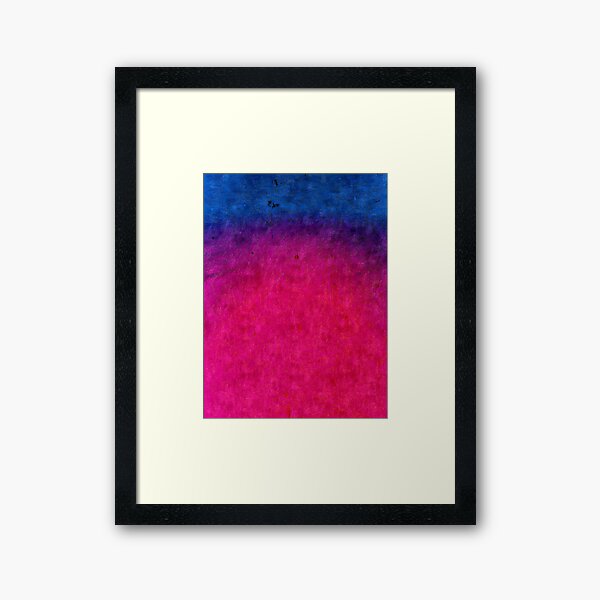 Artistic Gradient Color Art Framed Art Print