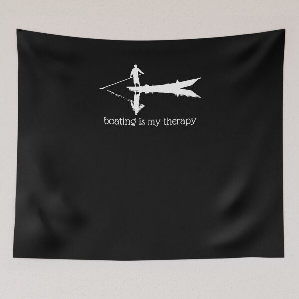 Item preview, Boating is my therapy designed and sold by GBDesigner.