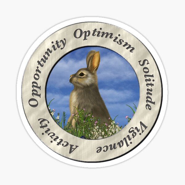Rabbit Spirt Guide Sticker
