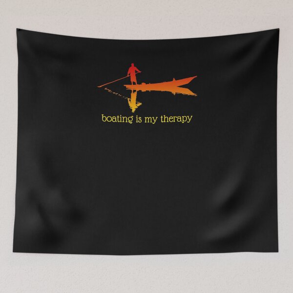 Item preview, Boating is my therapy designed and sold by GBDesigner.