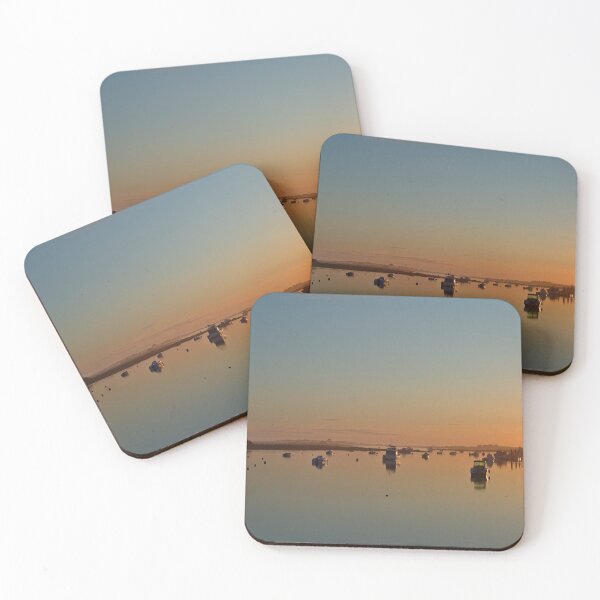 Item preview, Cabanas de Tavira Boats at Sunset designed and sold by AngeloDeVal.