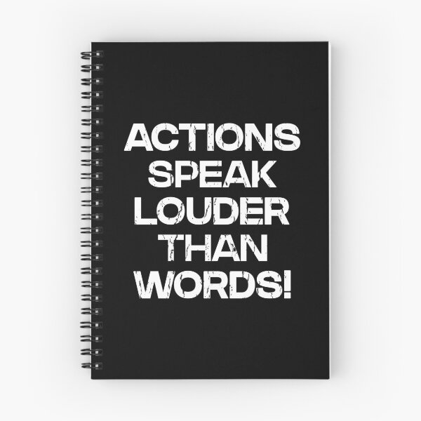 Item preview, Actions Speak Louder Than Words! designed and sold by LongTunnel.