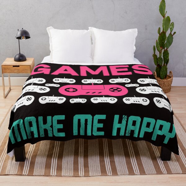 Item preview, GAMERS MAKE ME HAPPY designed and sold by teemaker24.