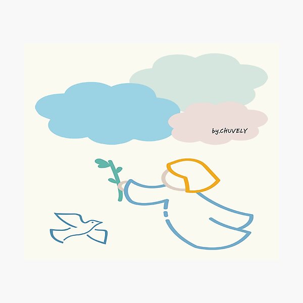 Item preview,  Heaven, angel designed and sold by Chuvely.