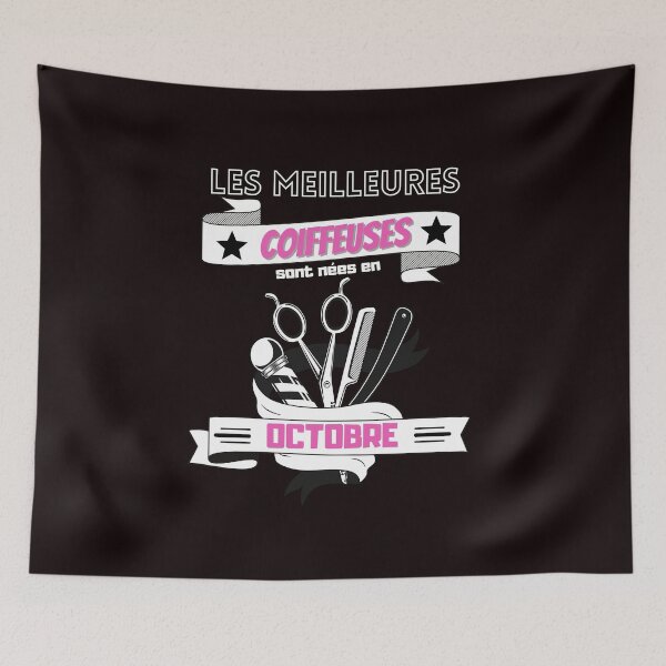 Item preview, The best hairdressers are born in October designed and sold by Ydurand.