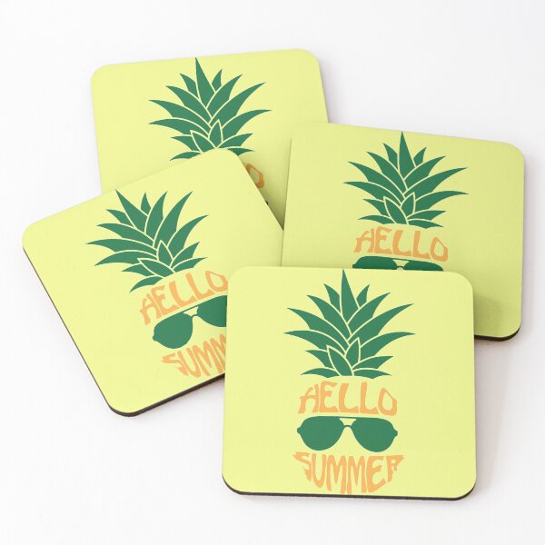 Item preview, Pineapple Hello Summer Cool designed and sold by TraceysTreasure.