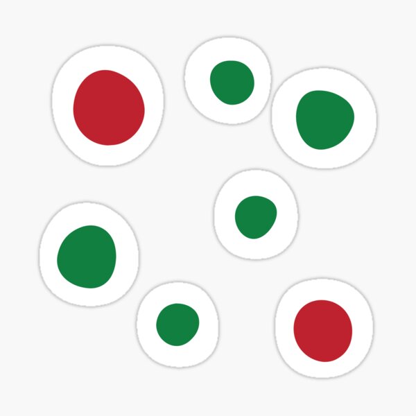 Christmas Dots Sticker