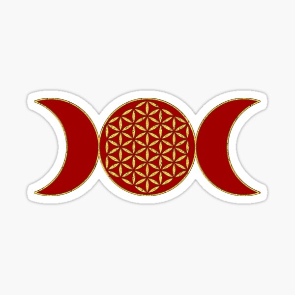 Magic Triple Moon - Spirit Flower Of Life 1 Sticker