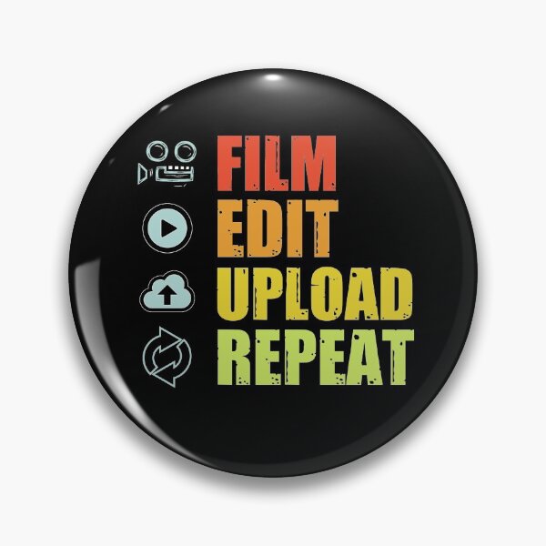Item preview, Film edit upload repeat - funny film editor designed and sold by SidTastic .