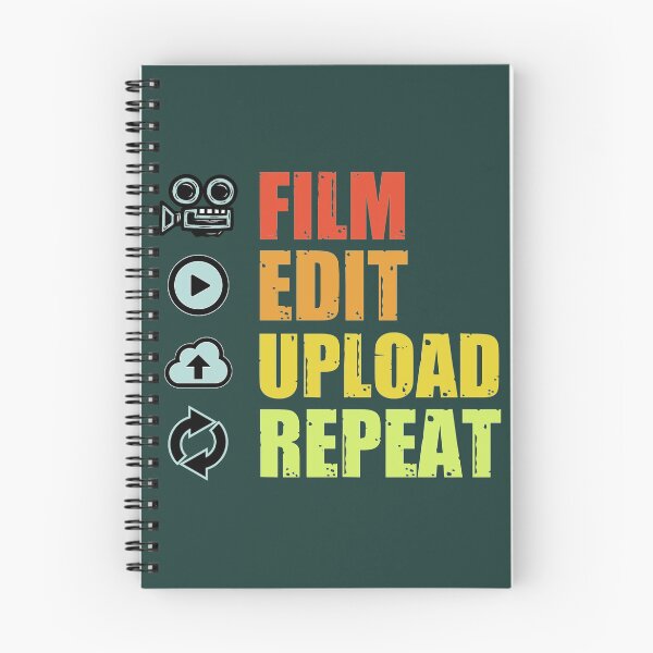 Item preview, Film edit upload repeat - funny film editor designed and sold by SidTastic .