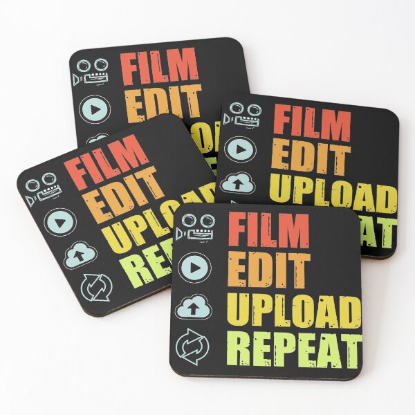 Item preview, Film edit upload repeat - funny film editor designed and sold by SidTastic .