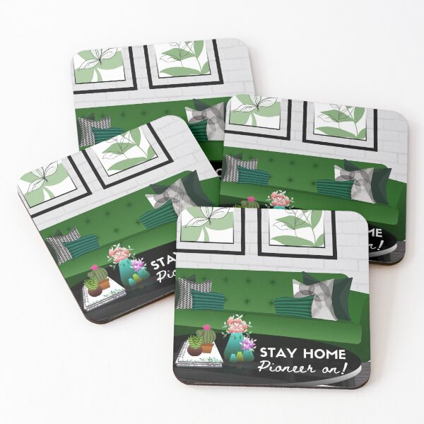 Item preview, Stay Home and Pioneer On! designed and sold by Yesido.