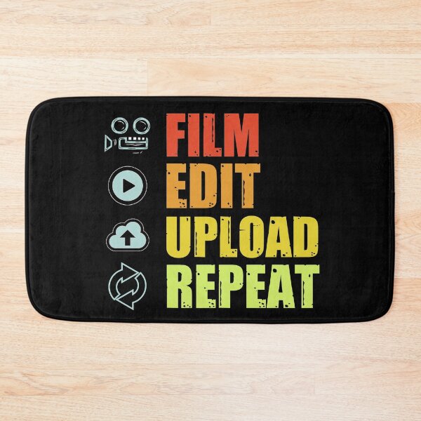 Item preview, Film edit upload repeat - funny film editor designed and sold by SidTastic .