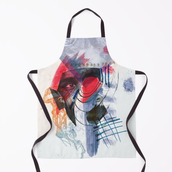Item preview, Weird Face Collage - Jellyfish Graph Portrait designed and sold by Lucie Jamais.