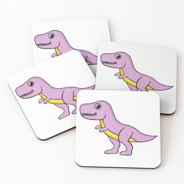 Item preview, Super cute light lavender wisteria mauve happy dinosaur, so adorable dino from prehistory designed and sold by Barolina.