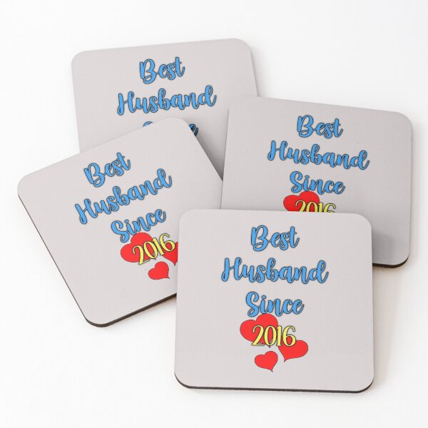 Item preview, Best Husband Since 2016, Married Since 2016, 4th Wedding Anniversary Gift designed and sold by sasijaya.