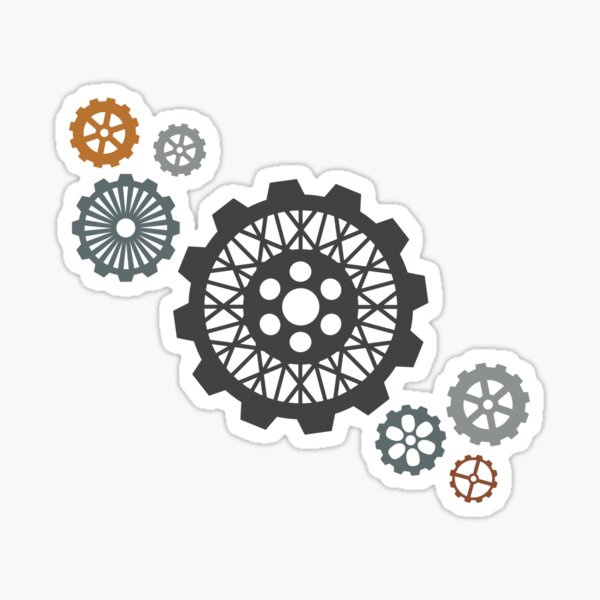 Gears Sticker