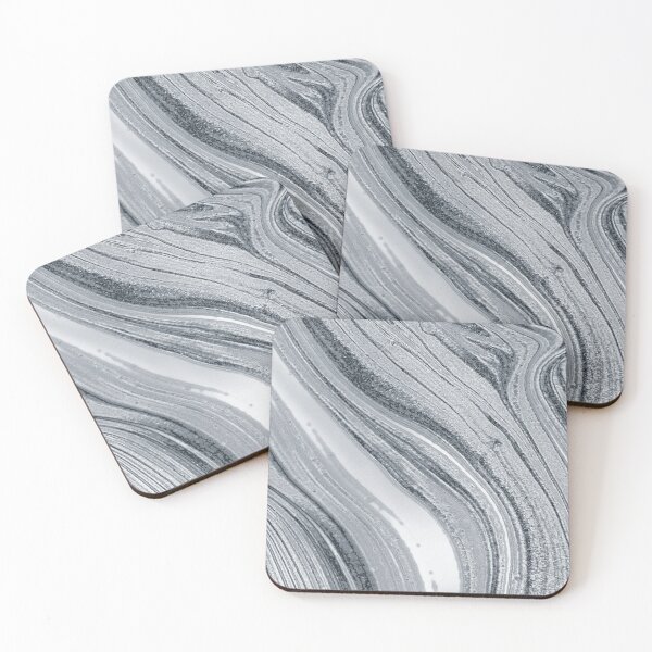 Item preview, Black White Gray Marbling designed and sold by ZaydounStark.