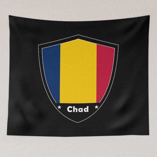 Item preview, Chad Flag Badge designed and sold by Gina-Driada.
