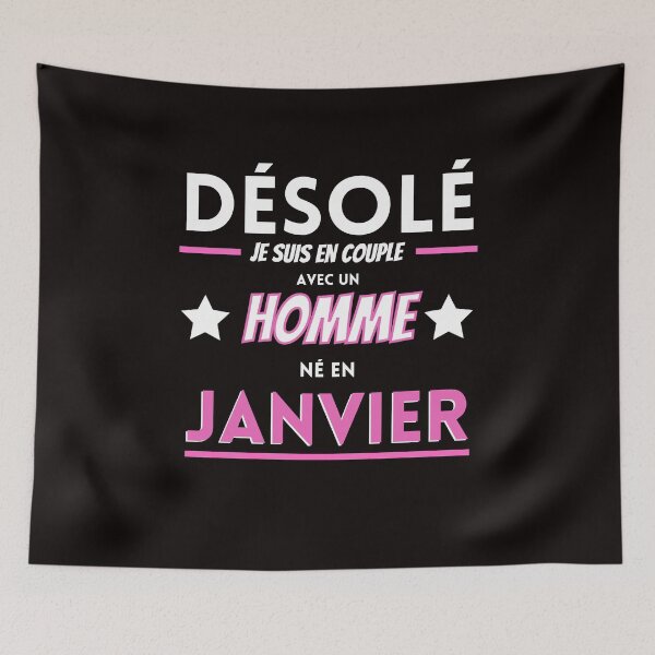 Item preview, Sorry I'm in a relationship with a man born in January designed and sold by Ydurand.