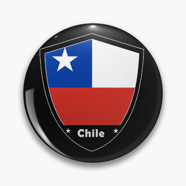 Artikelvorschau, Chile Flaggenabzeichen entworfen und verkauft von Gina-Driada.
