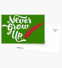 Peter Pan - Never Grow Up. Postcards