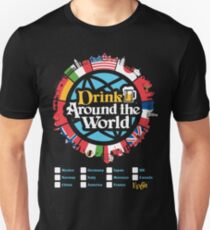 Drink Around the World - EPCOT Checklist v1 Unisex T-Shirt